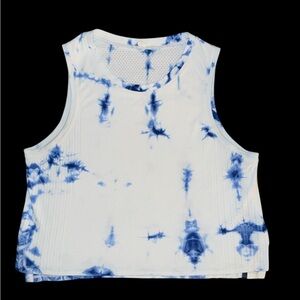 Lululemon Train to Be Tank *Shibori - Regatta Blue Blue Tie- size Medium